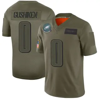 Philadelphia Eagles Men's Kapena Gushiken Limited 2019 Salute to Service Jersey - Camo