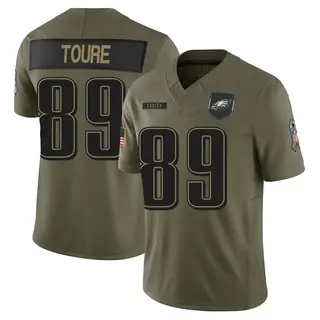 Philadelphia Eagles Men's Samori Toure Limited 2025 Salute to Service Jersey - Olive