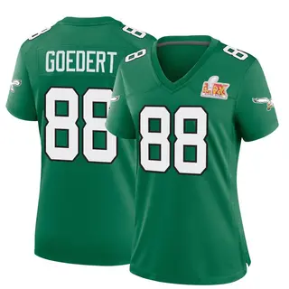 Philadelphia Eagles Women's Dallas Goedert Game Kelly Alternate Super Bowl LIX Jersey - Green