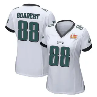 Philadelphia Eagles Women's Dallas Goedert Game Super Bowl LIX Jersey - White