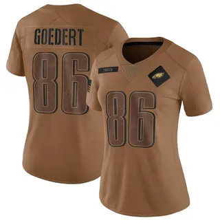 Philadelphia Eagles Women's Dallas Goedert Limited 2023 Salute To Service Jersey - Brown