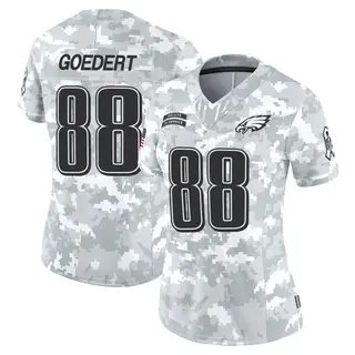 Philadelphia Eagles Women's Dallas Goedert Limited 2024 Salute to Service Jersey - Arctic Camo