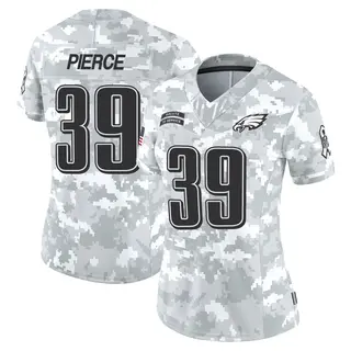 Philadelphia Eagles Women's Dameon Pierce Limited 2024 Salute to Service Jersey - Arctic Camo