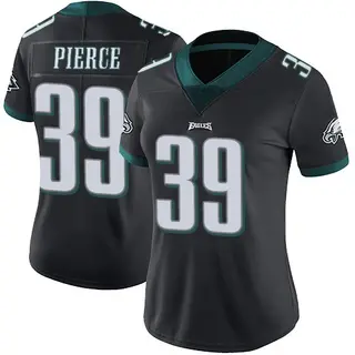 Philadelphia Eagles Women's Dameon Pierce Limited Alternate Vapor Untouchable Jersey - Black