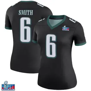 Philadelphia Eagles Women's DeVonta Smith Legend Color Rush Super Bowl LVII Patch Jersey - Black