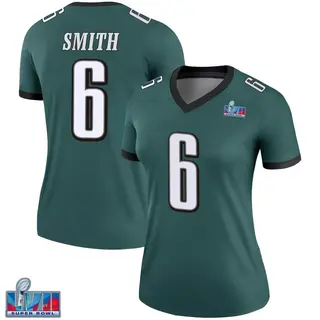 Philadelphia Eagles Women's DeVonta Smith Legend Super Bowl LVII Patch Jersey - Green