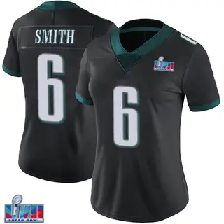 Philadelphia Eagles Women's DeVonta Smith Limited Alternate Vapor Untouchable Super Bowl LVII Patch Jersey - Black