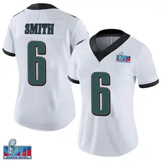 Philadelphia Eagles Women's DeVonta Smith Limited Vapor Untouchable Super Bowl LVII Patch Jersey - White