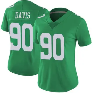 Philadelphia Eagles Women's Jordan Davis Limited Vapor Untouchable Jersey - Green