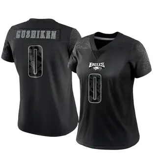 Philadelphia Eagles Women's Kapena Gushiken Limited Reflective Jersey - Black
