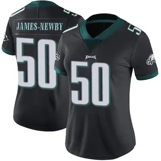 Philadelphia Eagles Women's Keyshawn James-Newby Limited Alternate Vapor Untouchable Jersey - Black