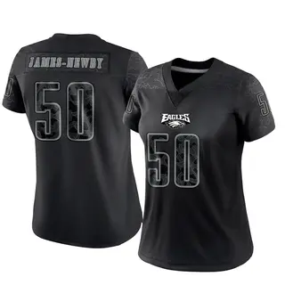 Philadelphia Eagles Women's Keyshawn James-Newby Limited Reflective Jersey - Black