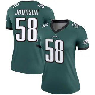 Philadelphia Eagles Women's Kyron Johnson Legend Jersey - Green