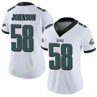 Philadelphia Eagles Women's Kyron Johnson Limited Vapor Untouchable Jersey - White