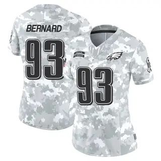 Philadelphia Eagles Women's Uar Bernard Limited 2024 Salute to Service Jersey - Arctic Camo
