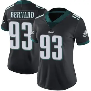 Philadelphia Eagles Women's Uar Bernard Limited Alternate Vapor Untouchable Jersey - Black