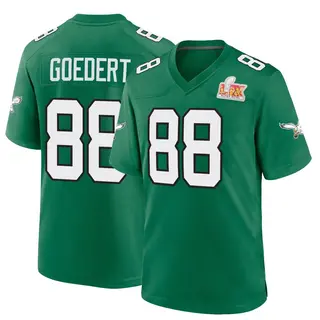 Philadelphia Eagles Youth Dallas Goedert Game Kelly Alternate Super Bowl LIX Jersey - Green