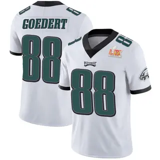 Philadelphia Eagles Youth Dallas Goedert Limited Vapor Untouchable Super Bowl LIX Jersey - White