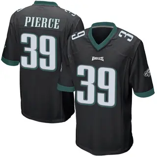 Philadelphia Eagles Youth Dameon Pierce Game Alternate Jersey - Black