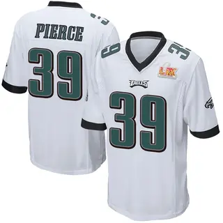 Philadelphia Eagles Youth Dameon Pierce Game Super Bowl LIX Jersey - White