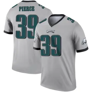 Philadelphia Eagles Youth Dameon Pierce Legend Silver Inverted Jersey