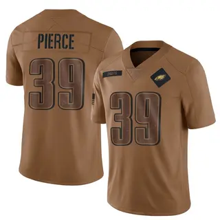 Philadelphia Eagles Youth Dameon Pierce Limited 2023 Salute To Service Jersey - Brown