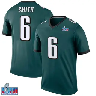 Philadelphia Eagles Youth DeVonta Smith Legend Super Bowl LVII Patch Jersey - Green
