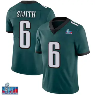 Philadelphia Eagles Youth DeVonta Smith Limited Midnight Team Color Vapor Untouchable Super Bowl LVII Patch Jersey - Green