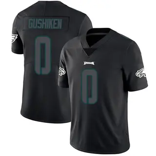 Philadelphia Eagles Youth Kapena Gushiken Limited Jersey - Black Impact