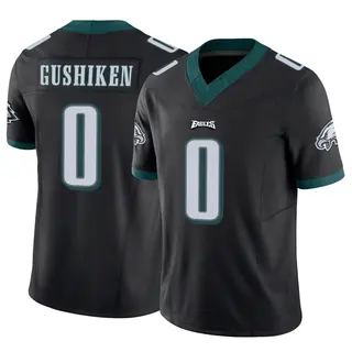 Philadelphia Eagles Youth Kapena Gushiken Limited Vapor F.U.S.E. Jersey - Black
