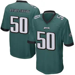 Philadelphia Eagles Youth Keyshawn James-Newby Game Team Color Jersey - Green