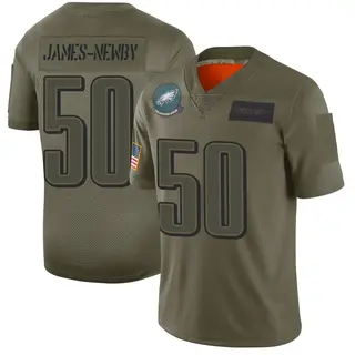 Philadelphia Eagles Youth Keyshawn James-Newby Limited 2019 Salute to Service Jersey - Camo