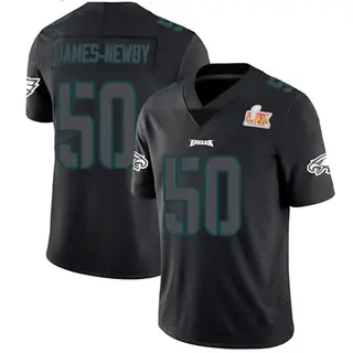 Philadelphia Eagles Youth Keyshawn James-Newby Limited Super Bowl LIX Jersey - Black Impact