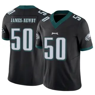 Philadelphia Eagles Youth Keyshawn James-Newby Limited Vapor F.U.S.E. Jersey - Black