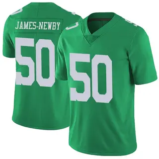 Philadelphia Eagles Youth Keyshawn James-Newby Limited Vapor Untouchable Jersey - Green