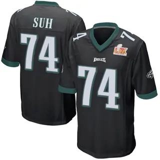 Philadelphia Eagles Youth Ndamukong Suh Game Alternate Super Bowl LIX Jersey - Black