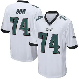 Philadelphia Eagles Youth Ndamukong Suh Game Jersey - White