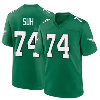 Philadelphia Eagles Youth Ndamukong Suh Game Kelly Alternate Jersey - Green