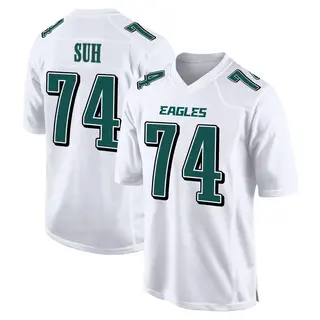 Philadelphia Eagles Youth Ndamukong Suh Game Tundra Fashion Jersey - White