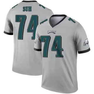Philadelphia Eagles Youth Ndamukong Suh Legend Silver Inverted Jersey