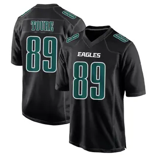 Philadelphia Eagles Youth Samori Toure Game Carbon Fashion Jersey - Black