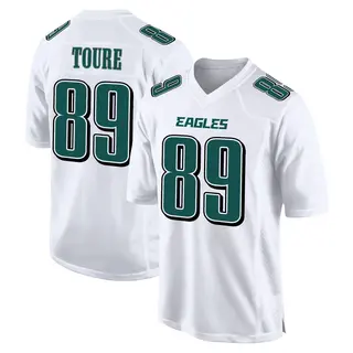 Philadelphia Eagles Youth Samori Toure Game Tundra Fashion Jersey - White