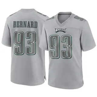 Philadelphia Eagles Youth Uar Bernard Game Atmosphere Fashion Jersey - Gray
