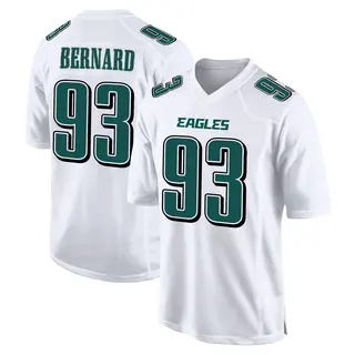 Philadelphia Eagles Youth Uar Bernard Game Tundra Fashion Jersey - White