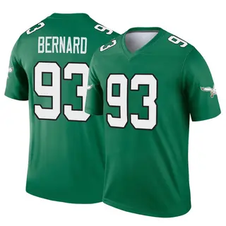 Philadelphia Eagles Youth Uar Bernard Legend Kelly Alternate Jersey - Green