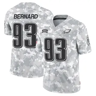 Philadelphia Eagles Youth Uar Bernard Limited 2024 Salute to Service Jersey - Arctic Camo