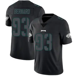 Philadelphia Eagles Youth Uar Bernard Limited Jersey - Black Impact