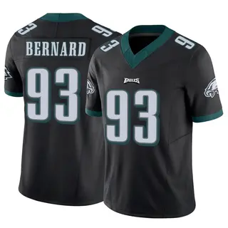 Philadelphia Eagles Youth Uar Bernard Limited Vapor F.U.S.E. Jersey - Black