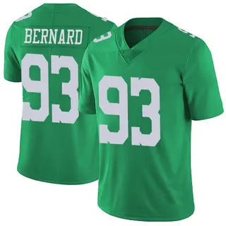 Philadelphia Eagles Youth Uar Bernard Limited Vapor Untouchable Jersey - Green