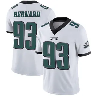 Philadelphia Eagles Youth Uar Bernard Limited Vapor Untouchable Jersey - White